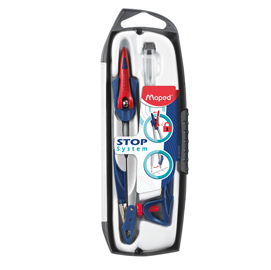 Compasso stop system - con adattatore e mine ricambio - diametro max cerchio 282mm - maped