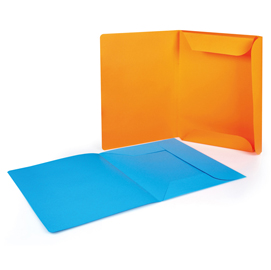 Cartelline 3 lembi - 200 gr - 25x33 cm - mix 6 colori - brefiocart - conf. 12 pezzi