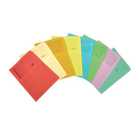 Cartelline a l con finestra sintex - cartoncino 120 gr - 22x31cm - giallo - blasetti - conf. 50 pezzi