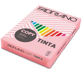 Carta copy tinta - a3 - 80 gr - colore tenue rosa - fabriano - conf. 250 fogli