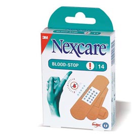 Cerotti emostatici blood stop - formati assortiti - nexcare - conf. 14 pezzi