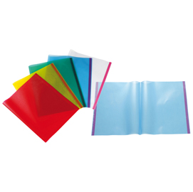 Coprilibro - 50x31cm - pvc goffrato verde trasparente - con biadesivo sei rota