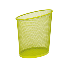 Cestino gettacarte mesh - rete metallica - 18 lt - verde - alba