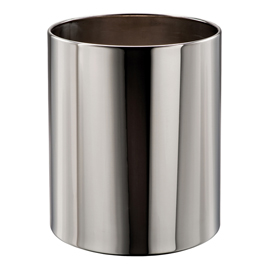 Cestino gettacarte getsi - diametro 23 cm - altezza 28 cm - 12,5 litri - inox brillante - medial international