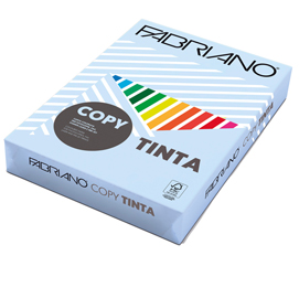 Carta copy tinta - a3 - 160 gr - colori tenui celeste - fabriano - conf. 125 fogli