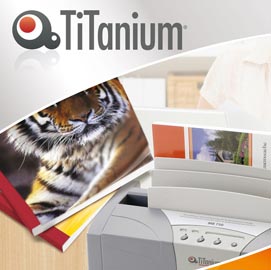 Cartelline termiche grain - 1,5 mm - bianco - titanium - scatola 50 pezzi