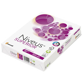 Carta niveus superior - a4 - 80 gr - bianco - mondi - conf. 500 fogli