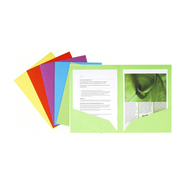 Cartelline a doppia tasca rock's - cartoncino 220 gr - 24x32 cm - mix 5 colori - exacompta - conf. 25 pezzi