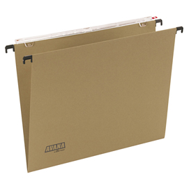 Cartella sospesa avana - cassetto - interasse 33 cm - fondo v - 31,3x24,5 cm - avana - bertesi