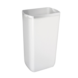 Cestino gettacarte soft touch - 33x22x49 cm - 23 l - bianco - mar plast