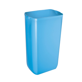 Cestino gettacarte soft touch - 33x22x49 cm - 23 l - azzurro - mar plast