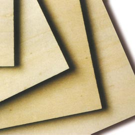 Compensato di pioppo - 30x40cm - spessore 4mm - cwr