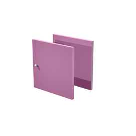 Coppia ante rainbow - 32,2x32,1 cm - per libreria - viola - artexport