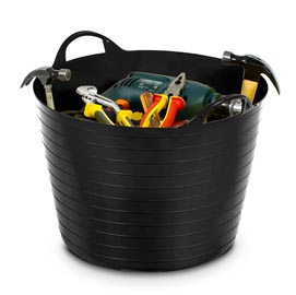 Cestone flexy - 40 lt - diametro 48 cm - altezza 37,5 cm - nero - cep