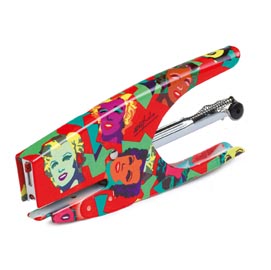 Cucitrice a pinza pop art - punti 6/4 - marylin - acciaio cromato - iternet