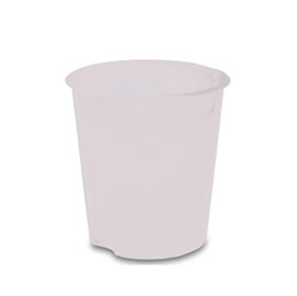 Cestino gettacarte modula - altezza 32,5 cm - diametro 31 cm - 16,5 lt - trasparente neutro - fellowes