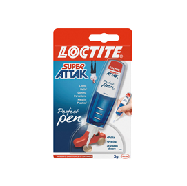 Colla super attak perfect pen - 3 gr - trasparente - loctite