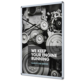 Cornice a scatto - 70x100 cm - angoli tondi - profilo 25 mm - studio t