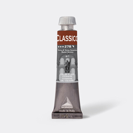 Colore a olio - extrafine - 20 ml - terra di siena bruciato - maimeri