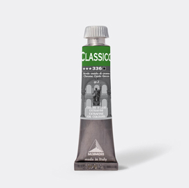 Colore a olio - extrafine - 20 ml - verde ossido di cromo - maimeri