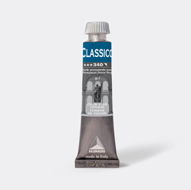 Colore a olio - extrafine - 20 ml - verde permanente scuro - maimeri