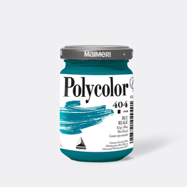 Colore vinilico polycolor - 140 ml - blu reale - maimeri