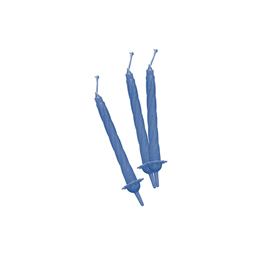 Candeline con supporto - h.8cm - celeste - 12 pezzi - big party