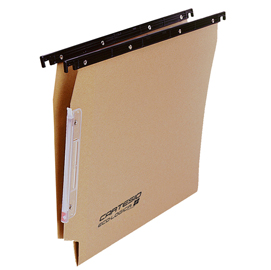 Cartella sospesa armadio cartesio - 33 cm - fondo v - 32,6x28 cm - avana - bertesi