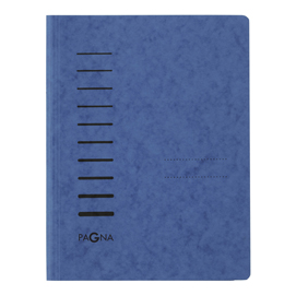 Cartella con pressino - cartone - a4 - blu - pagna