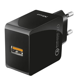 Caricabatterie usb a parete ultra fast - quick charge 3.0 - autorilevazione - trust
