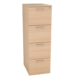 Classificatore 4 cassetti - 49x55x141,2 cm - faggio - artexport