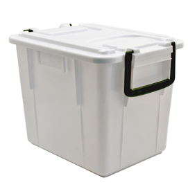 Contenitore foodbox con coperchio - 38x28x30 cm - 20 l - ppl riciclabile - bianco - mobil plastic