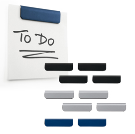 Clip adesiva durafix clip - 60 mm - colori assortiti - 10 pezzi - durable