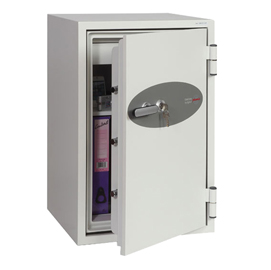 Cassaforte ignifuga fs0442k - 90x52x52 cm - 84 lt - per carta  - supporti - bianco - phoenix