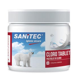 Cloro attivo concentrato - tablet 500 gr - sanitec
