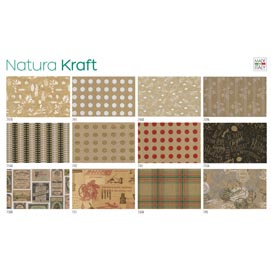 Carta regalo - kraft - natura - 70x100 cm - sadoch - scatola 100 fogli