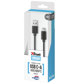 Cavo usb-c - 1 mt - nero - trust