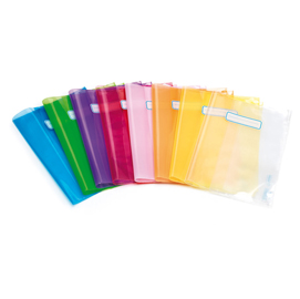 Coprimaxi - polietilene trasparente - con alette e con portanome - a4 - viola - balmar 2000