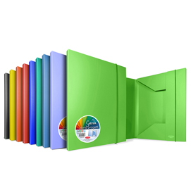 Cartelle 3l garda - ppl - 25,7x34,5 cm - dorso 40 mm - colori assortiti - sei rota