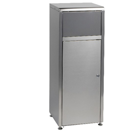 Contenitore mini mec - in acciaio inox - 40x32,4x107,5 cm - 50 l - medial international
