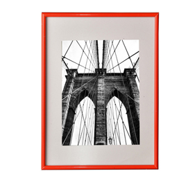 Cornice in pvc e crilex - a4 - rosso - methodo