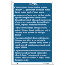 Cartello alluminio - 