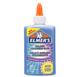 Colla liquida cambiacolore slime - da blu a viola - elmer's newell