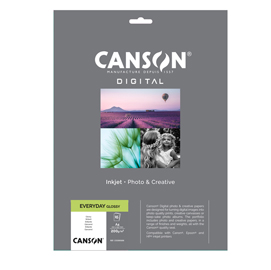 Carta inkjet everyday - a4 - 200 gr - lucida - 15 fogli - canson