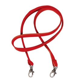 Cordoncino pass m - raso - lunghezza 85 cm - rosso - sei rota - conf. 50 pezzi