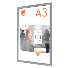 Cornice impression pro - a clip - a3 - alluminio - nobo