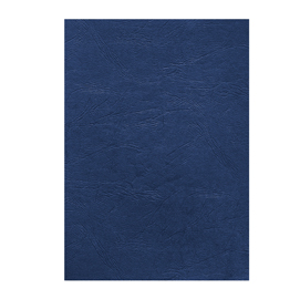 Copertine per rilegatura - a4 - cartoncino groffrato semilpelle - 240 gr - royal blu - fellowes - conf.100 pezzi
