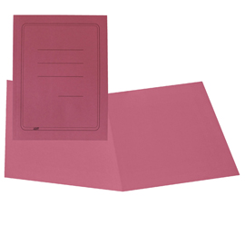 Cartellina semplice - con stampa - 145 gr - magenta - cartotecnica del garda - conf. 100 pezzi