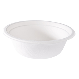 Coppetta monouso - per dessert - 390 ml - in canna da zucchero - signor bio - conf. 50 pezzi