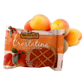 Crostatina gusto albicocca - 45 gr - brancato - conf. 30 pezzi